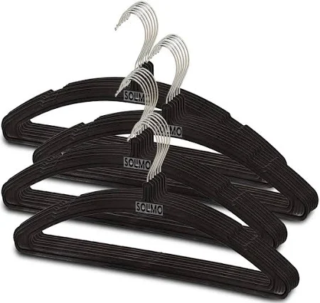 Amazon Brand Solimo Plastic Cloth Hanger Set of 24